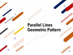 Parallel lines geometric pattern