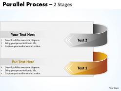 49318942 style linear parallel 2 piece powerpoint template diagram graphic slide