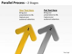 Parallel process 2 stages arrow 4