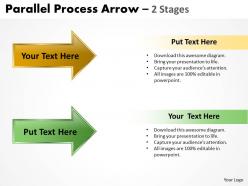 Parallel process arrow 2 stages 10