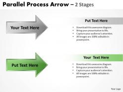 Parallel process arrow 2 stages 10