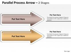 Parallel process arrow 2 stages 7