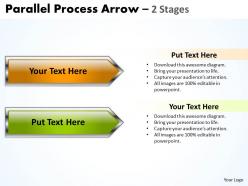 Parallel process arrow 2 stages 8