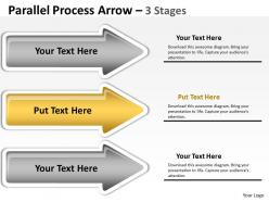 Parallel process arrow 3 stages 32