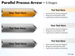 Parallel process arrow 3 stages 34