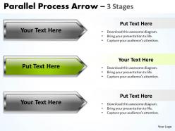 Parallel process arrow 3 stages 34
