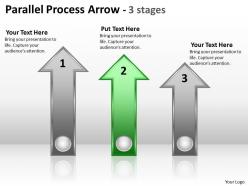 Parallel process arrow 3 stages 8