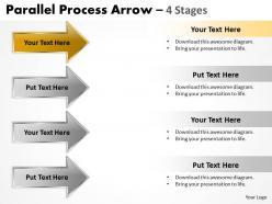 Parallel process arrow 4 stages 10