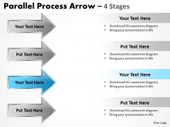 Parallel process arrow 4 stages 10