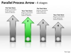 Parallel process arrow 4 stages 8