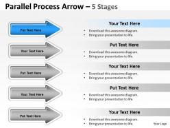 Parallel process arrow 5 stages 24