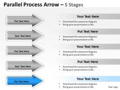 Parallel process arrow 5 stages 24