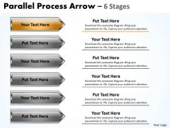Parallel process arrow 6 stages 16