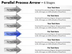 Parallel process arrow 6 stages 7