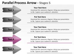 Parallel process arrow stages 11