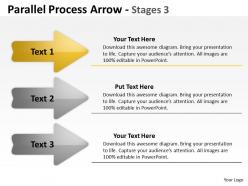 Parallel process arrow stages 36