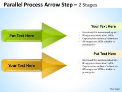 Parallel process arrow step 2 stages 9