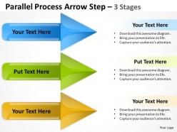 Parallel process arrow step 3 stages 37