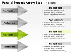Parallel process arrow step 4 stages 34