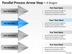 Parallel process arrow step 4 stages 34