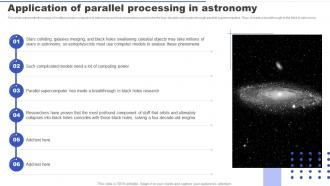 Parallel Processing Applications Application Of Parallel Processing In Astronomy