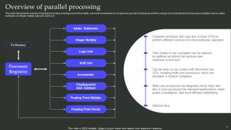 Parallel Processing Architecture Powerpoint Presentation Slides