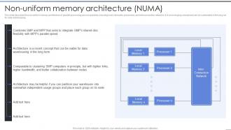 Parallel Processing IT Non Uniform Memory Architecture NUMA
