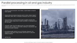 Parallel Processing IT Parallel Processing In Oil And Gas Industry