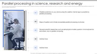 Parallel Processing IT Parallel Processing In Science Research And Energy