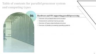 Parallel Processor System And Computing Types Powerpoint Presentation Slides