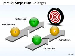 46332459 style linear parallel 2 piece powerpoint template diagram graphic slide