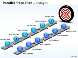 54761445 style linear parallel 6 piece powerpoint template diagram graphic slide