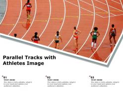 Parallel Tracks With Athletes Image