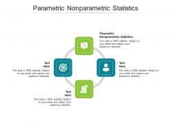 Parametric nonparametric statistics ppt powerpoint presentation ideas outline cpb