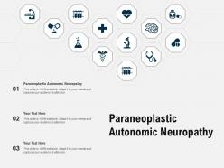 Paraneoplastic autonomic neuropathy ppt powerpoint presentation slides clipart