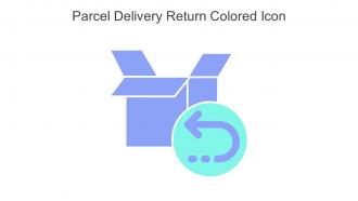 Parcel Delivery Return Colored Icon In Powerpoint Pptx Png And Editable Eps Format