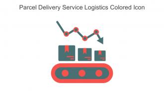 Parcel Delivery Service Logistics Colored Icon In Powerpoint Pptx Png And Editable Eps Format