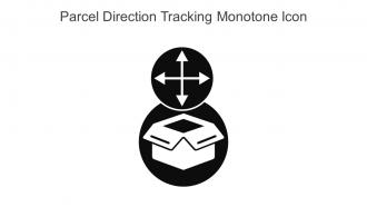 Parcel Direction Tracking Monotone Icon In Powerpoint Pptx Png And Editable Eps Format