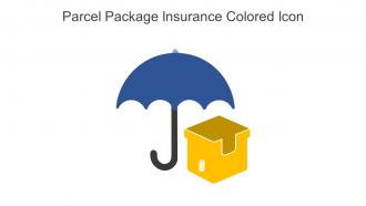 Parcel Package Insurance Colored Icon in powerpoint pptx png and editable eps format