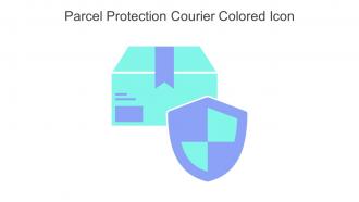 Parcel Protection Courier Colored Icon In Powerpoint Pptx Png And Editable Eps Format
