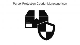 Parcel Protection Courier Monotone Icon In Powerpoint Pptx Png And Editable Eps Format
