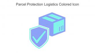Parcel Protection Logistics Colored Icon In Powerpoint Pptx Png And Editable Eps Format