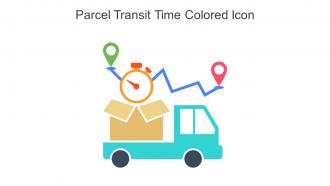 Parcel Transit Time Colored Icon In Powerpoint Pptx Png And Editable Eps Format