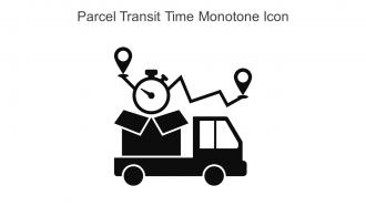 Parcel Transit Time Monotone Icon In Powerpoint Pptx Png And Editable Eps Format