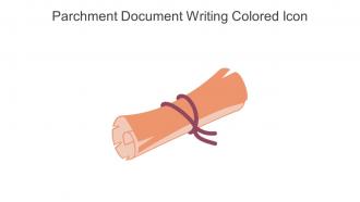 Parchment Document Writing Colored Icon In Powerpoint Pptx Png And Editable Eps Format