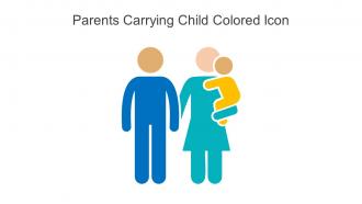 Parents Carrying Child Colored Icon In Powerpoint Pptx Png And Editable Eps Format