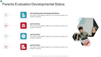 Parents Evaluation Developmental Status In Powerpoint And Google Slides Cpb