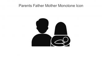 Parents Father Mother Monotone Icon In Powerpoint Pptx Png And Editable Eps Format