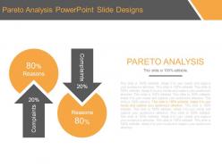 Pareto analysis powerpoint slide designs