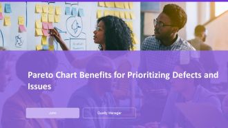 Pareto Chart Benefits For Prioritizing Defects And Issues PPT Example AT